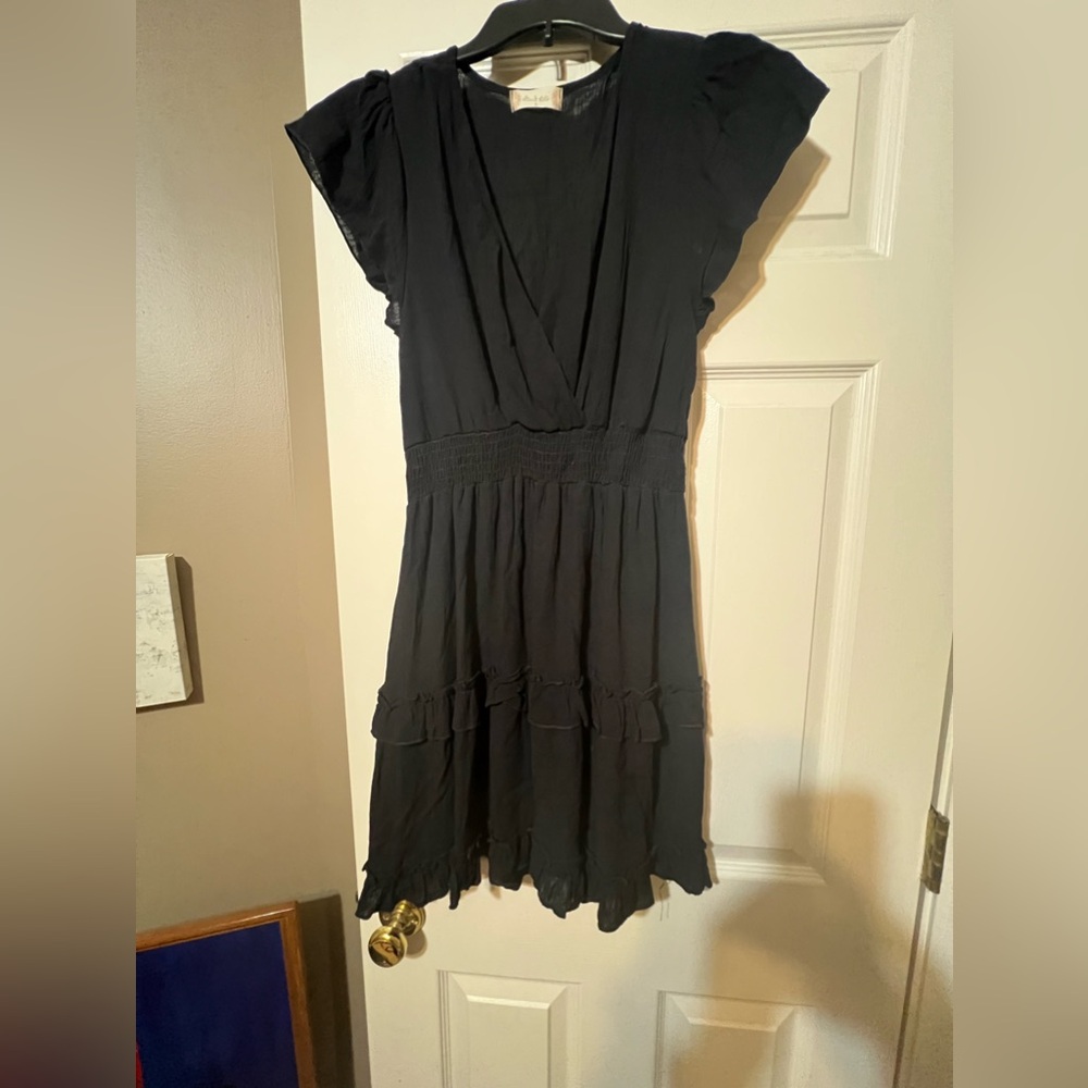 Altar’d State classic black lined mini dress size S
